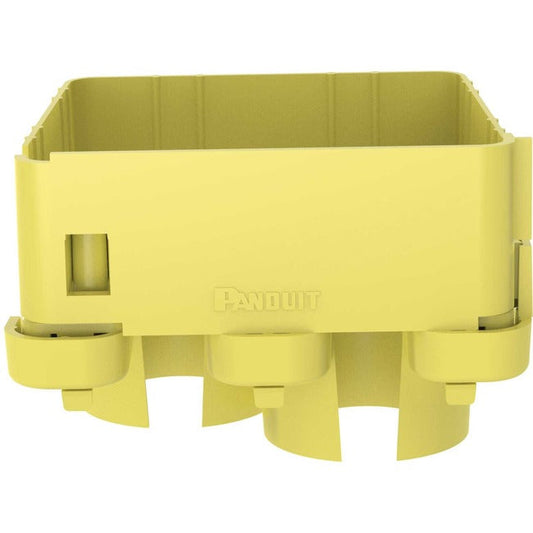 Panduit Fiberrunner&Reg; 2-Port Spillout, 4X4, Yellow