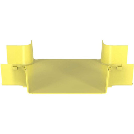 Panduit Fiberrunner&Reg; 4-Way Cross Fitting, 12X4, Yellow