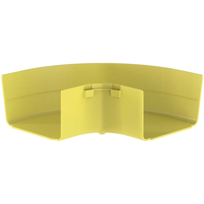 Panduit Fiberrunner&Reg; Horizontal Right-Angle, 90&Deg;, 6X4, Yellow