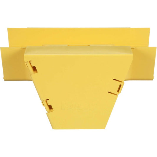 Panduit Fiberrunner&Reg; Vertical Tee, 90&Deg;, 6X4, Yellow