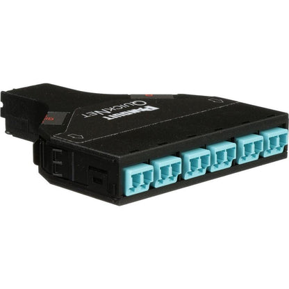 Panduit Fqsa-12-10As Fibre Optic Adapter Lc/Mpo 1 Pc(S) Aqua Colour, Black