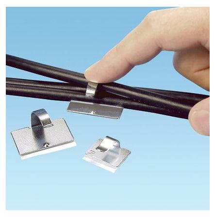 Panduit Macc62-A-C Cable Clamp Silver 100 Pc(S)