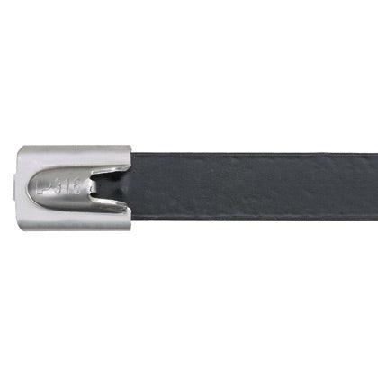 Panduit Mltfc2.7H-Lp316 Cable Tie Parallel Entry Cable Tie Polyester, Stainless Steel Black 50 Pc(S)