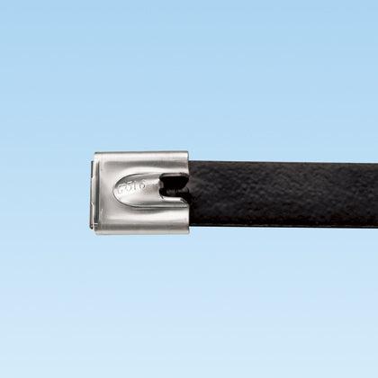 Panduit Mltfc4Eh-Lp316 Cable Tie Releasable Cable Tie Polyester, Stainless Steel Black, Stainless Steel