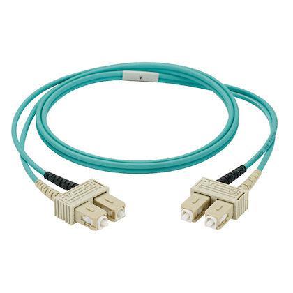 Panduit Nkfpx23Rsssm003 Fibre Optic Cable 3 M Sc Ofnr Om3 Aqua Colour, Blue