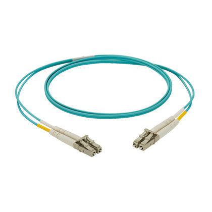 Panduit Nkfpx2Erllsm004 Fibre Optic Cable 4 M Lc Cmr Om3 Aqua Colour, Blue