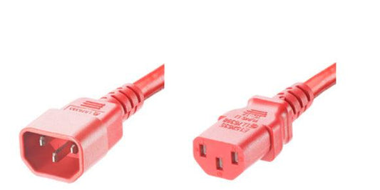 Panduit Npca04X Power Cable Red 1.83 M C14 Coupler C13 Coupler