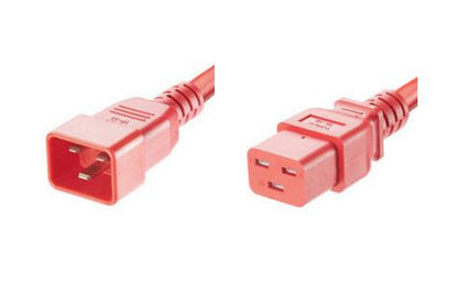Panduit Npcb03X Power Cable Red 1.22 M C20 Coupler C19 Coupler