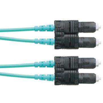 Panduit Om3, Sc/Sc, 20 M Fibre Optic Cable Ofnr Aqua Colour
