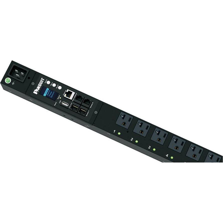 Panduit P12E21M Power Distribution Unit (Pdu) 12 Ac Outlet(S) Black