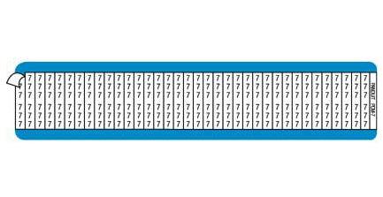 Panduit Pcm-67-99 Printer Label Black, White