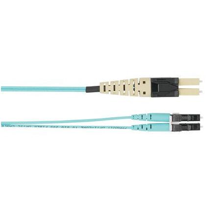 Panduit Pvqzpe10Lqm04.0 Fibre Optic Cable 4 M Lc Ofnp Om4 Aqua Colour
