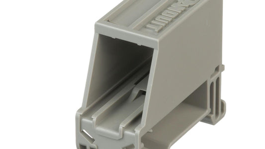 Panduit Shield Din Rail Mnt Adpt W/ Lab Pk1Moq10 Outlet Box Grey