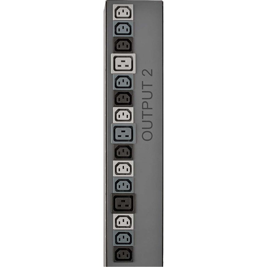 Pdu 3-Phase Vertical Strip Ats,208V 17.3Kw 42 C13 12 C19 0Urm