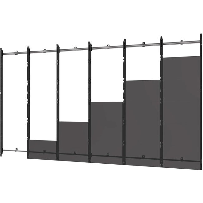 Peerless-Av Seamless Kitted Ds-Ledlsaa-6X6 Wall Mount For Led Display, Video Wall - Black, Silver