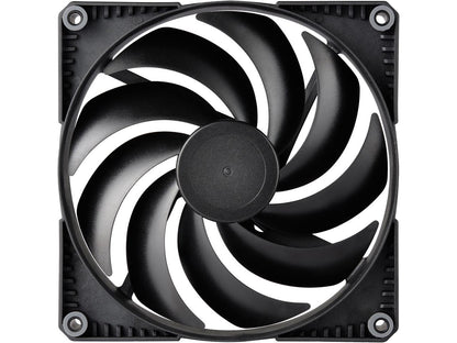 Phanteks Sk140 Pwm Fan - 140Mm Fan, High Airflow Nine-Blade Design, Rubber Dampening Washers - Black Non Led