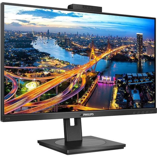 Philips 242B1H 23.8" Full Hd Wled Lcd Monitor - 16:9 - Textured Black