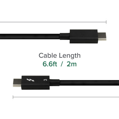 Plugable Tbt3-20G2M Tbt3 Cable,20Gbps - 100W Charging