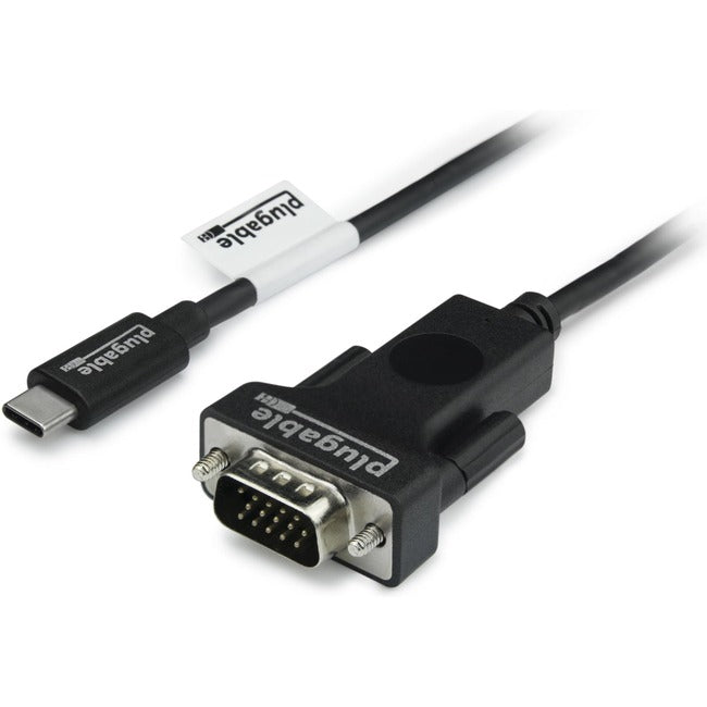 Plugable Usb C To Vga Cable - Connect Your Usb-C Or Thunderbolt 3 Laptop To Vga Displays Up To 1920X1080@60Hz