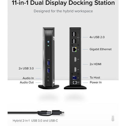 Plugable Ud-3900C,Dual Monitor Docking Station