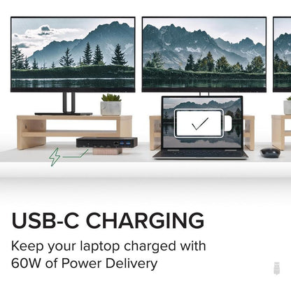 Plugable Ud-3900Pdz Usb C,Triple Display Dock W/ Pd