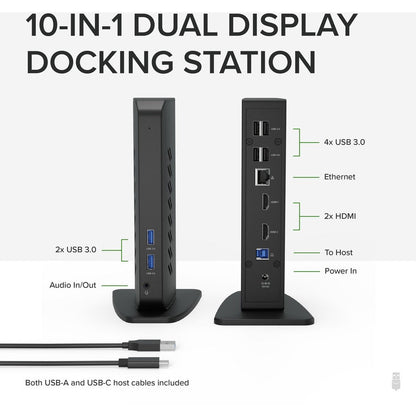 Plugable Ud-3900Z Usb 3.0,Usb-C Universal Dock
