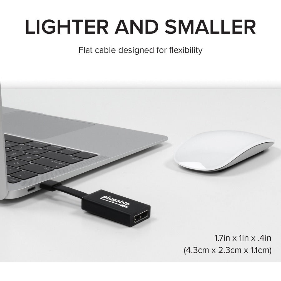 Plugable Usbc-Tdp Usb C To Dp,Adapter 4K 60Hz