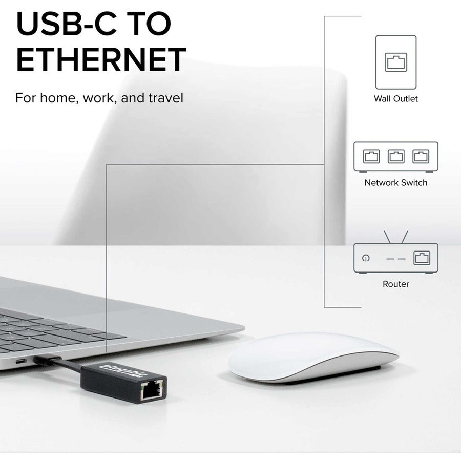 Plugable Usbc-Te1000 Usb C To,Ethernet Adapter