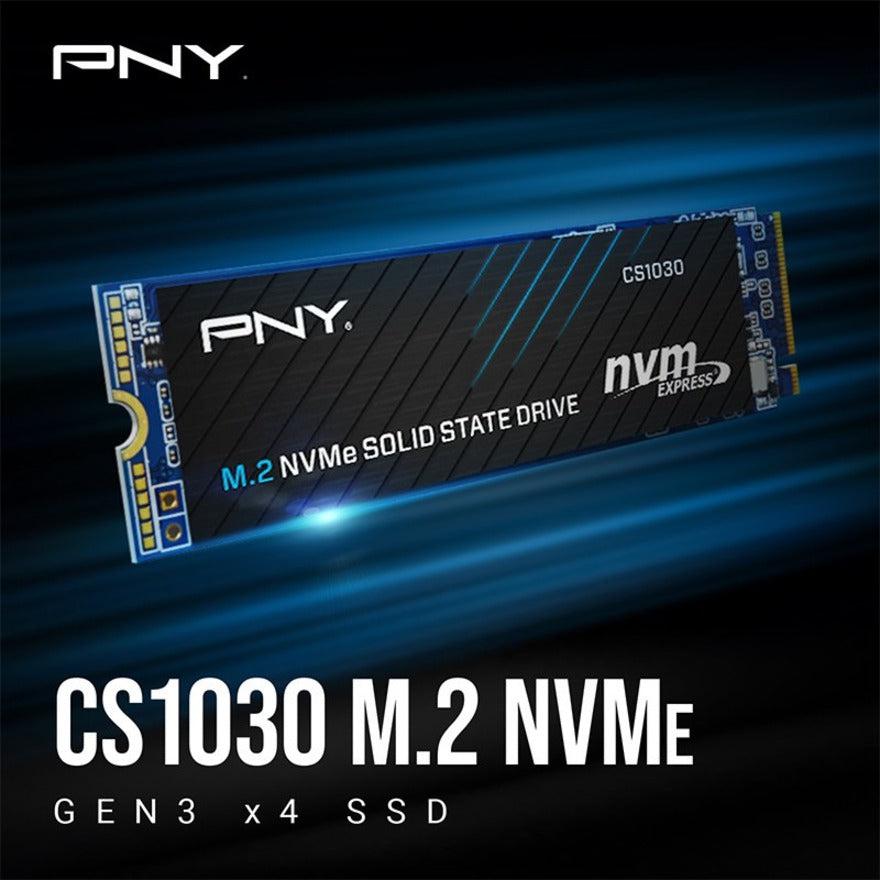 Pny Cs1030 M.2 2280 500Gb Pci-Express 3.0 X4, Nvme 1.3 3D Nand Internal Solid State Drive (Ssd) M280Cs1030-500-Rb