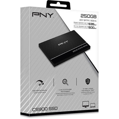 Pny Cs900 250Gb 2.5" Sata Iii Internal Solid State Drive (Ssd) - Ssd7Cs900-250-Rb