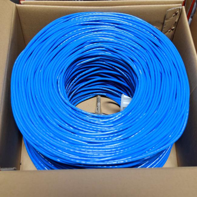 Premiertek Cat5E Bulk Cable 1000Ft (Blue)