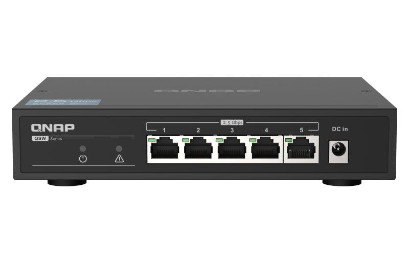 Qnap Qsw-1105-5T Network Switch Unmanaged Gigabit Ethernet (10/100/1000) Black