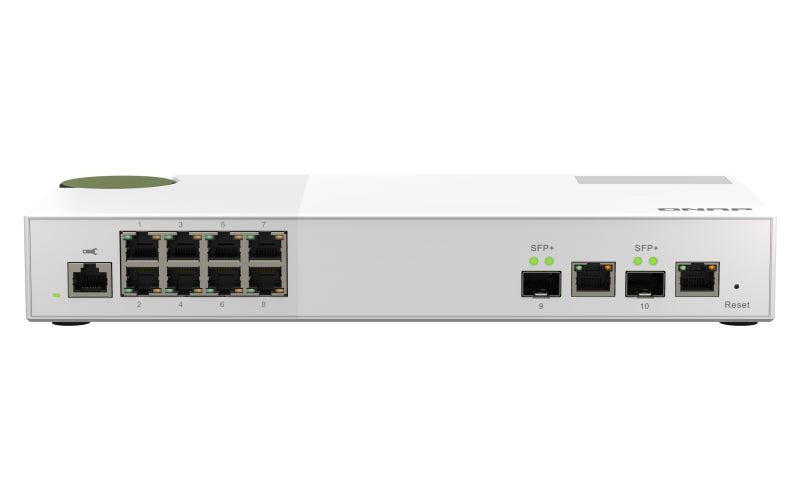 Qnap Qsw-M2108-2C Network Switch Managed L2 2.5G Ethernet Grey