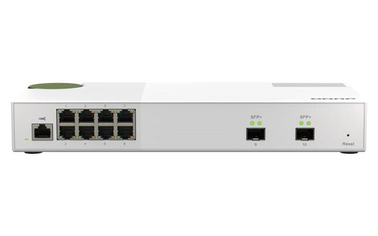 Qnap Qsw-M2108-2S Network Switch Managed 2.5G Ethernet (100/1000/2500) Grey