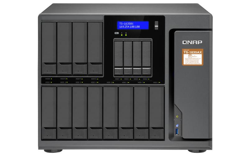 Qnap Ts-1635Ax Nas Tower Ethernet Lan Black