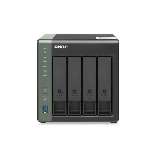 Qnap Ts-431X3-4G-Us Annapurnalabs Al314 4-Core 1.7Ghz 4Gb Ddr3 4-Bay Nas W/ Built-In 10Gbe Sfp+ And 2.5Gbe Rj45 Ports For Smb