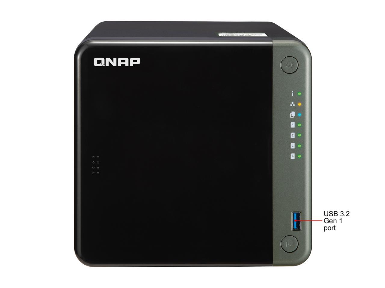 Qnap Ts-453D-4G-Us Quad-Core 2.5Gbe Nas Server For Smb