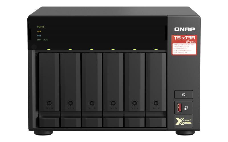 Qnap Ts-673A Nas Tower Ethernet Lan Anthracite V1500B
