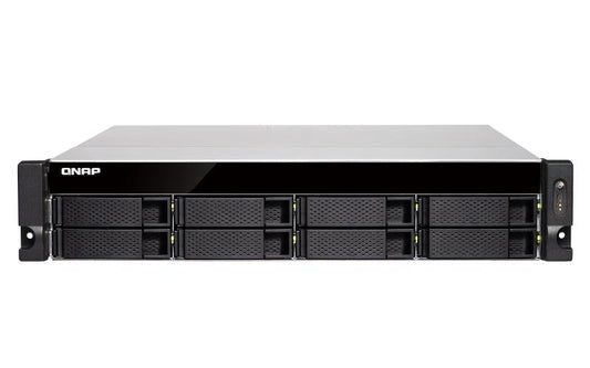 Qnap Ts-883Xu Nas Rack (2U) Ethernet Lan Aluminium, Black E-2124