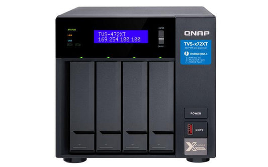 Qnap Tvs-472Xt Nas Tower Ethernet Lan Black G5400T