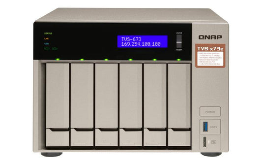 Qnap Tvs-673E Nas Tower Ethernet Lan Gold Rx-421Bd