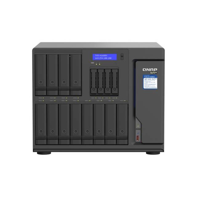 Qnap Tvs-H1688X-W1250-32G-Us Intel Xeon W-1250 3.3Ghz/ 32Gb Ddr4/ Usb3.2/ 16-Bay Desktop Quts Hero Nas