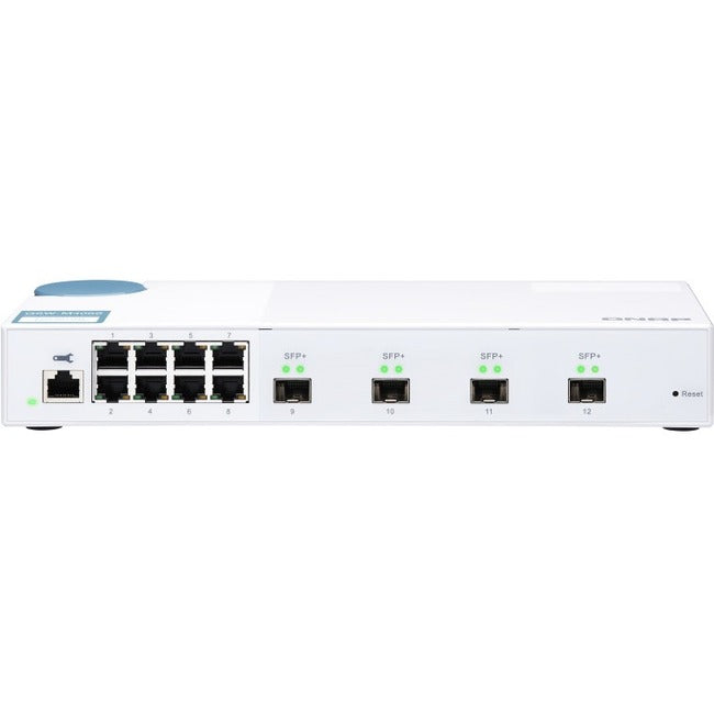 Qsw-M408S 12P Layer 2 Mngd Sw 8,1Gbe Port&4 10G Sfp+ Port Easy Mgmt