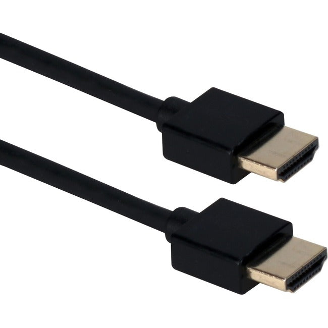 Qvs 0.5Ft High Speed Hdmi Ultrahd 4K With Ethernet Thin Flexible Cable