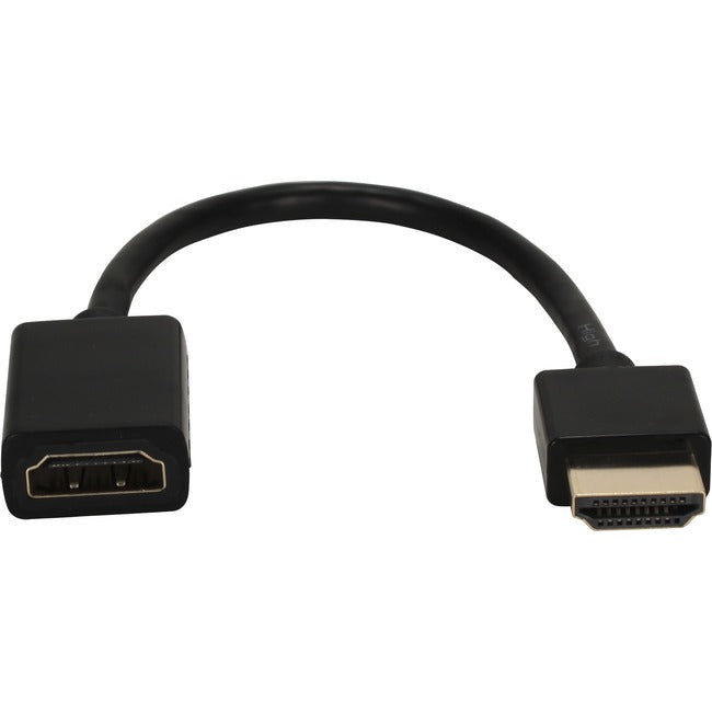 Qvs 0.5Ft High Speed Hdmi Ultrahd 4K With Ethernet Thin Flexible Extension Cable