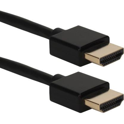 Qvs 10Ft High Speed Hdmi Ultrahd 4K With Ethernet Thin Flexible Cable