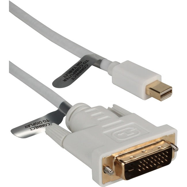 Qvs 10Ft Mini Displayport To Dvi Digital Video Cable