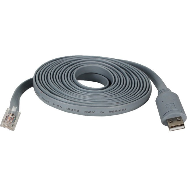 Qvs 10Ft Usb To Rj45 Cisco Rs232 Serial Rollover Cable