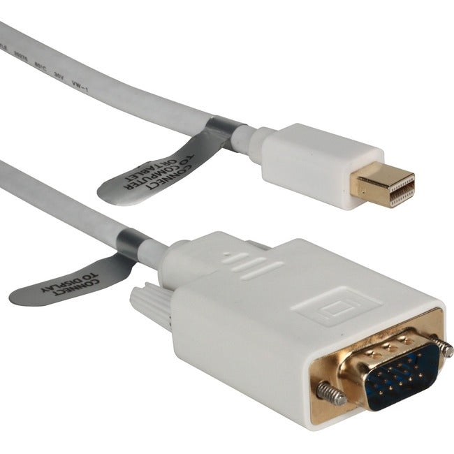 Qvs 15Ft Mini Displayport To Vga Video Cable