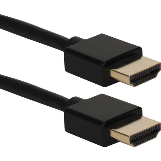 Qvs 3Ft High Speed Hdmi Ultrahd 4K With Ethernet Thin Flexible Cable